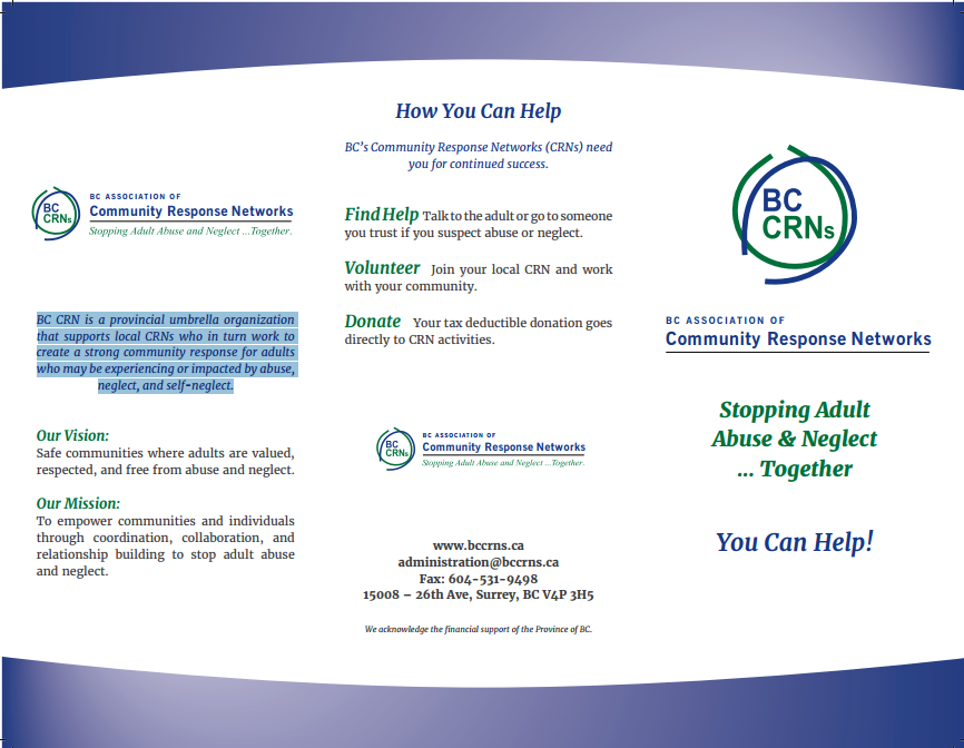 bccrn brochure